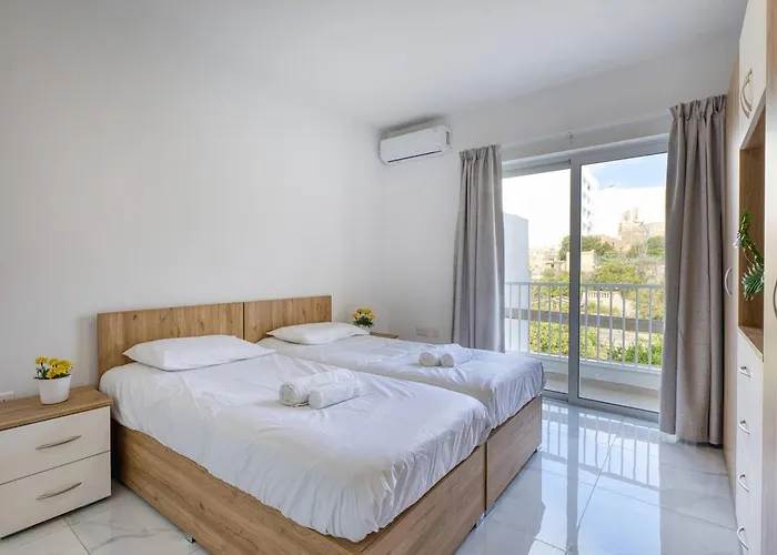 Modern W Balcony - Valletta Views 아파트호텔